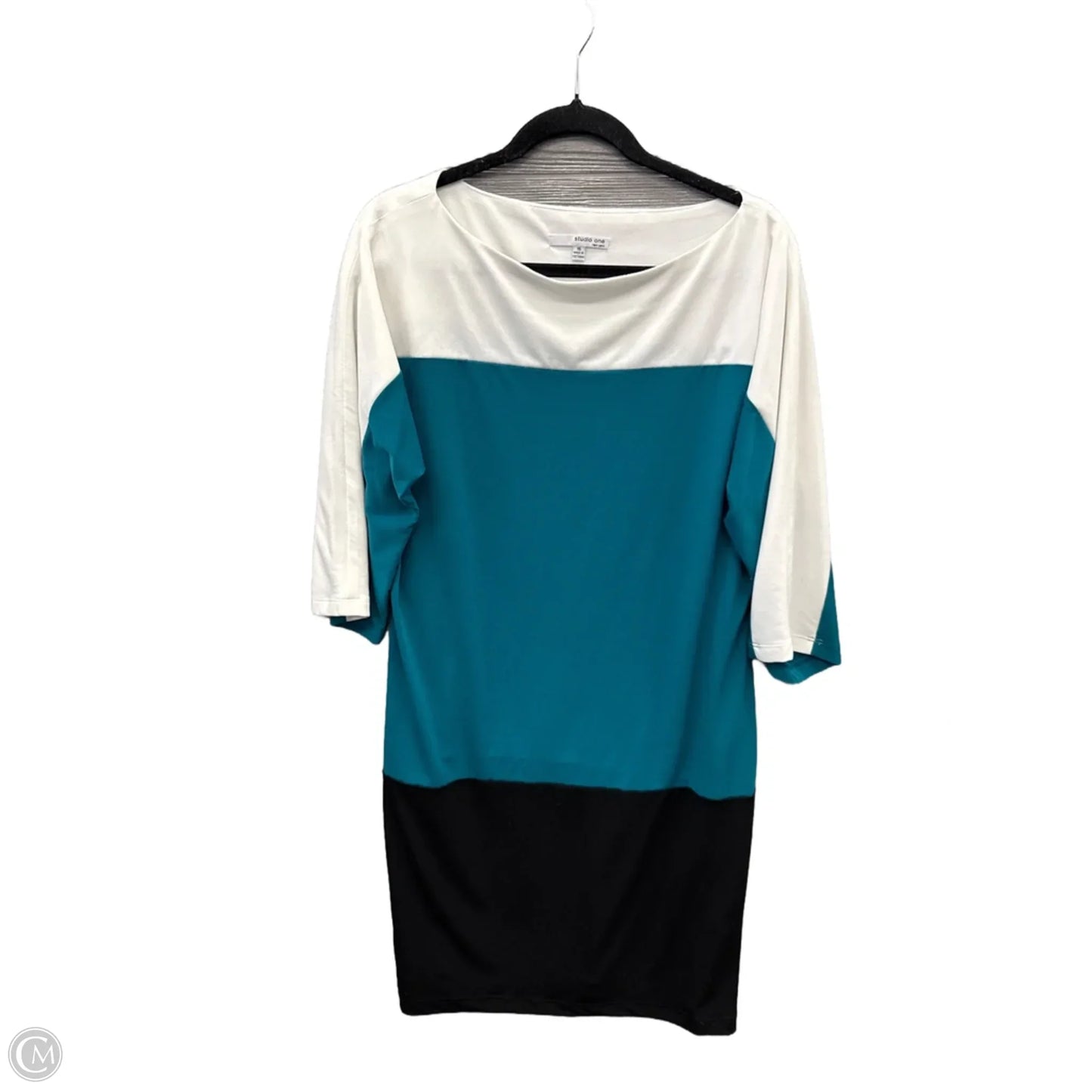 Dress Casual Midi By Studio 1 In Multi-colored, Size: Xl