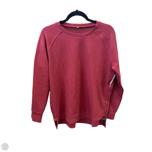 Top Long Sleeve By Clothes Mentor In Maroon, Size: S