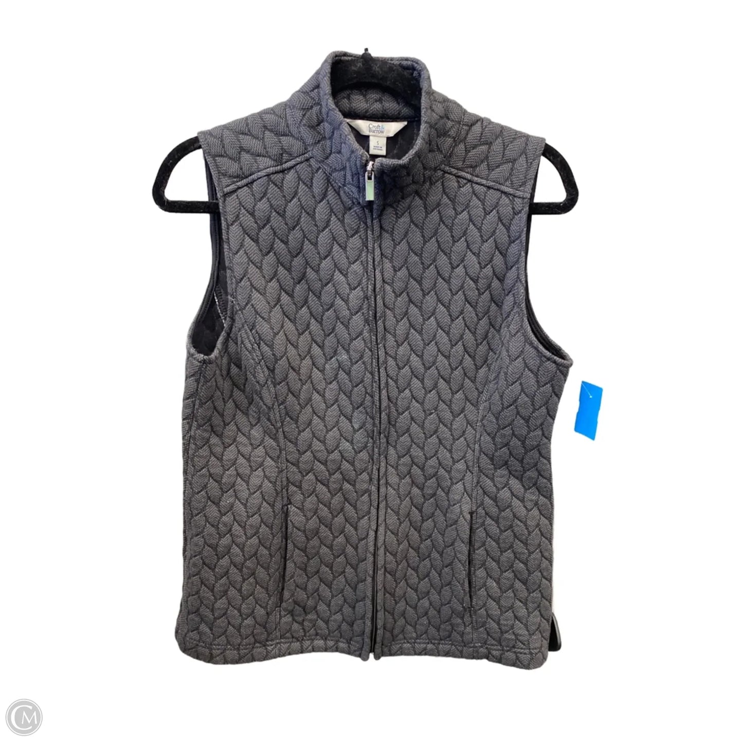Vest Fleece By Croft And Barrow In Grey, Size: S