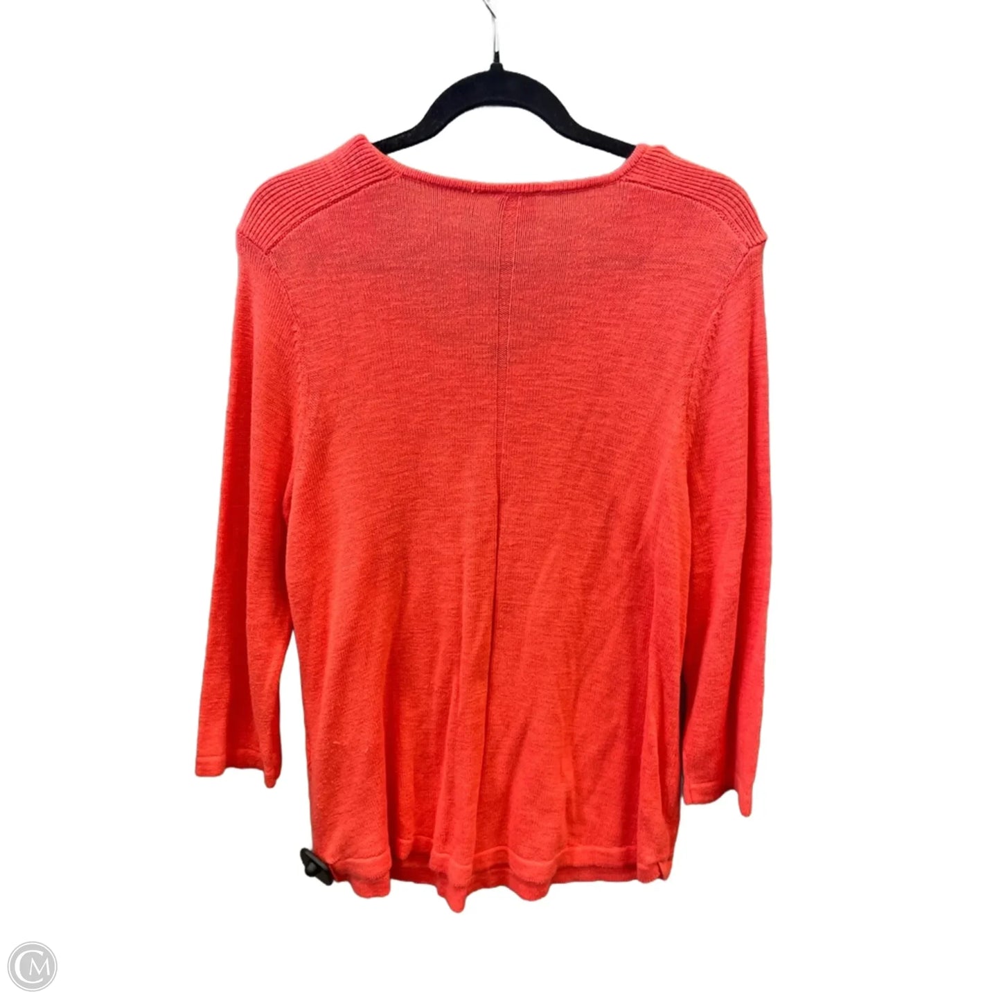 Top Long Sleeve By Chicos In Orange, Size: L