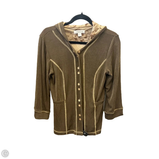 Top Long Sleeve By Coldwater Creek In Brown, Size: Xs