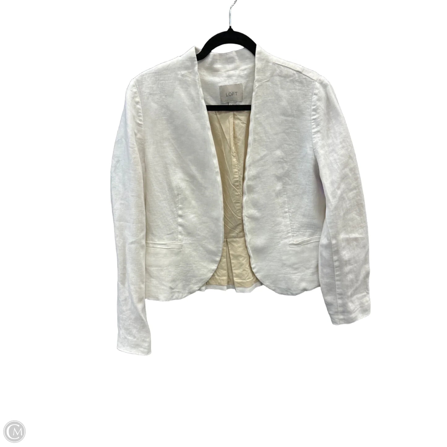 Blazer By Loft In White, Size: 8