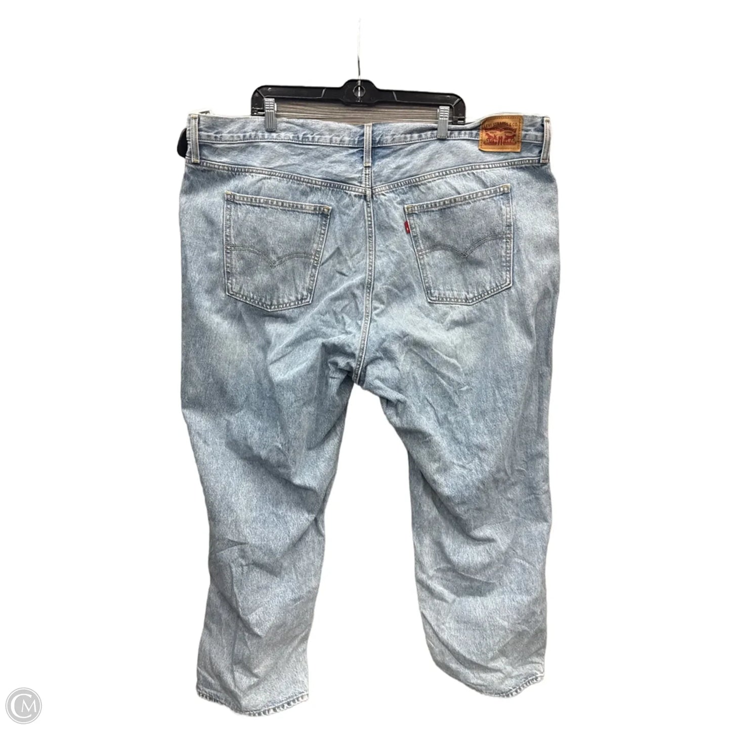 Jeans Wide Leg By Levis In Blue Denim, Size: 24