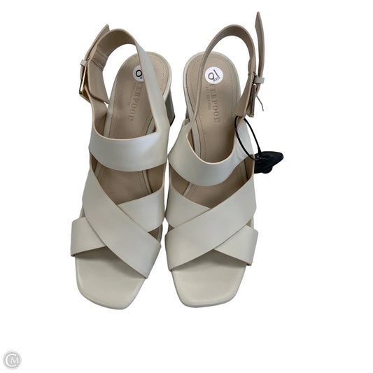 Shoes Heels Block By Liverpool In Cream, Size: 10