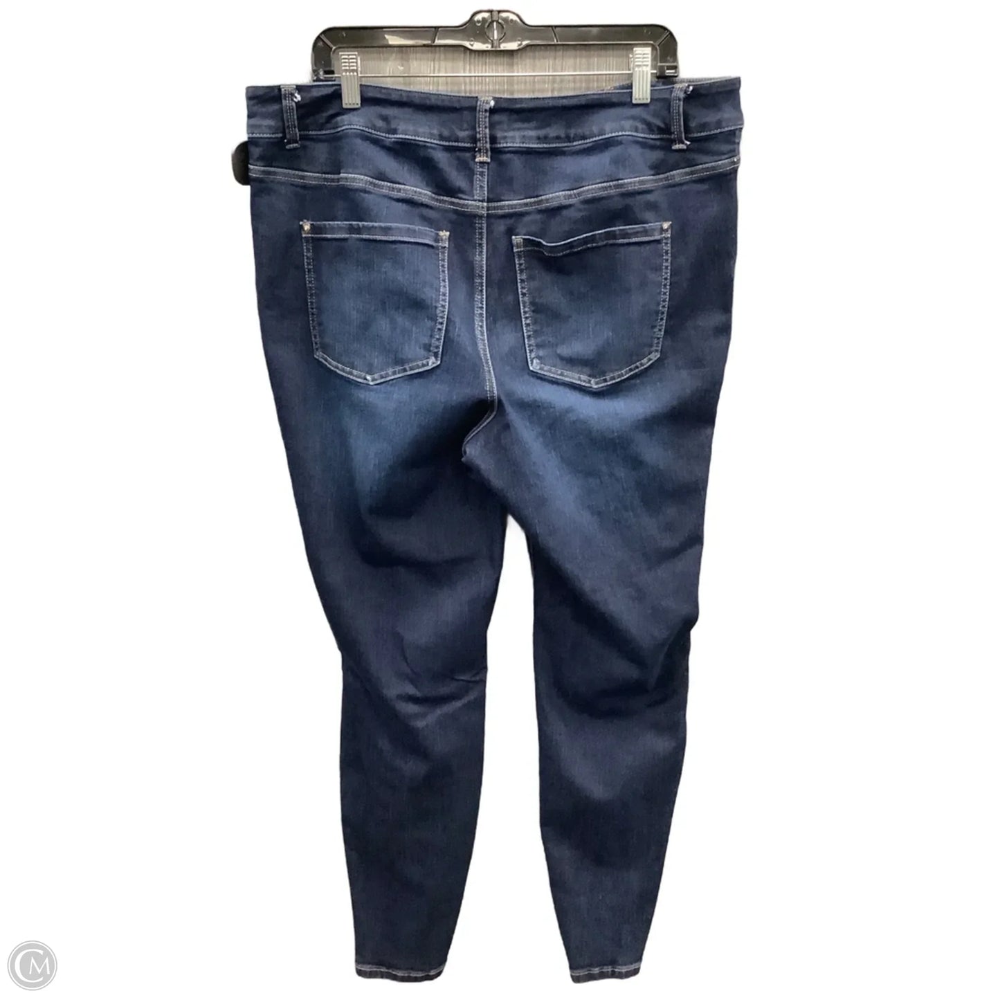 Jeans Skinny By Maurices In Blue Denim, Size: 18