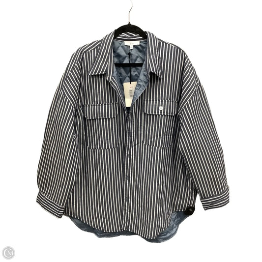 Jacket Other By Clothes Mentor In Blue & White, Size: M