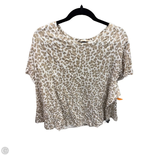 Top Short Sleeve By Old Navy In Animal Print, Size: 3x