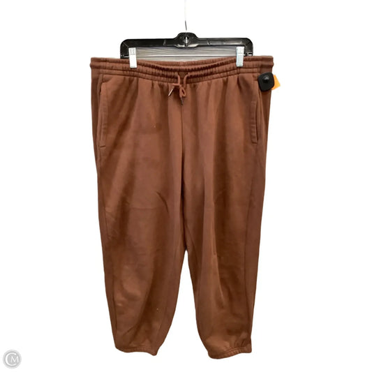 Pants Joggers By Members Mark In Brown, Size: 18