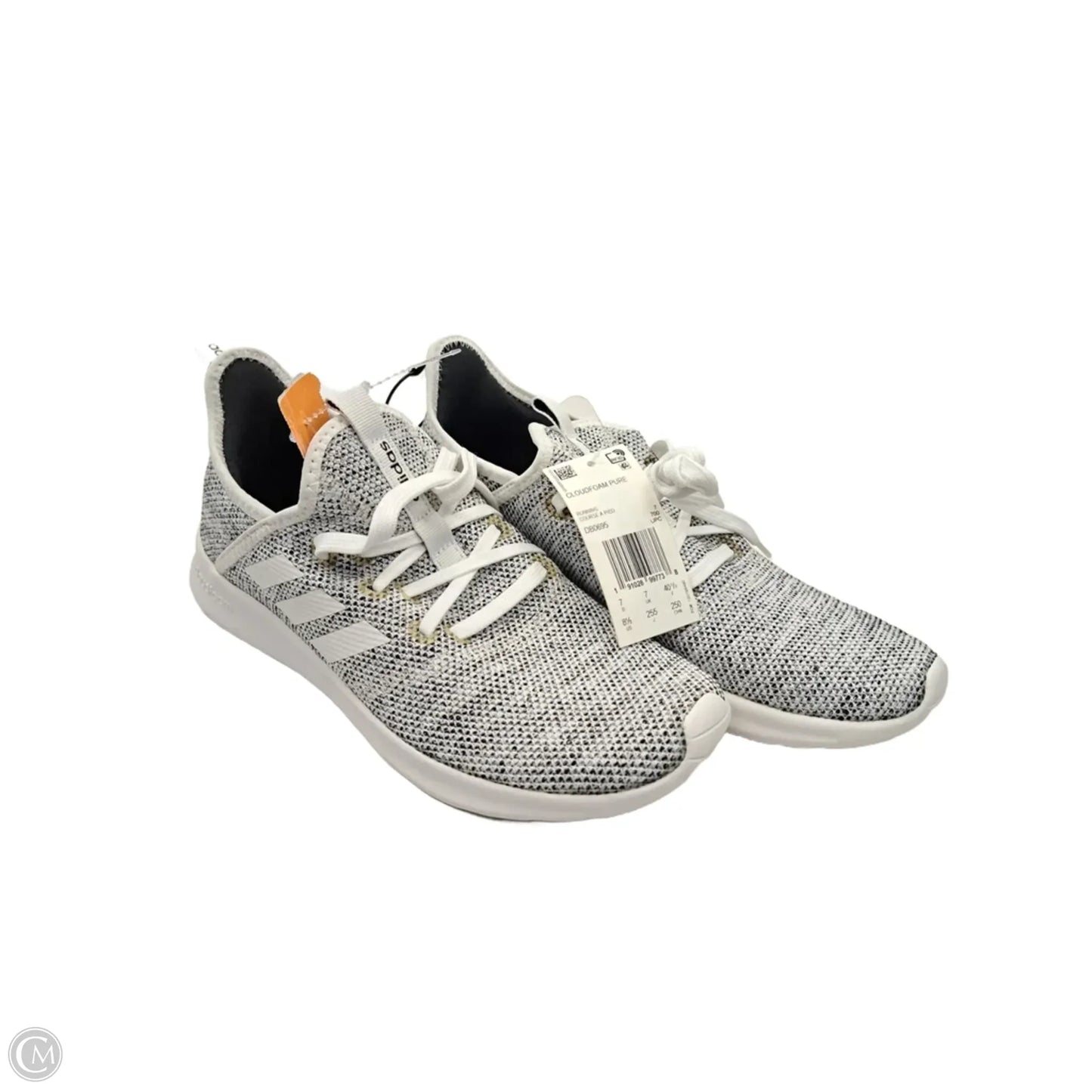 Shoes Sneakers By Adidas In Grey & White, Size: 8.5