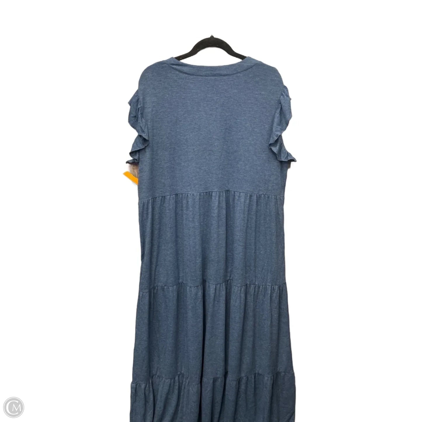 Dress Casual Maxi By Clothes Mentor In Blue, Size: Xxl