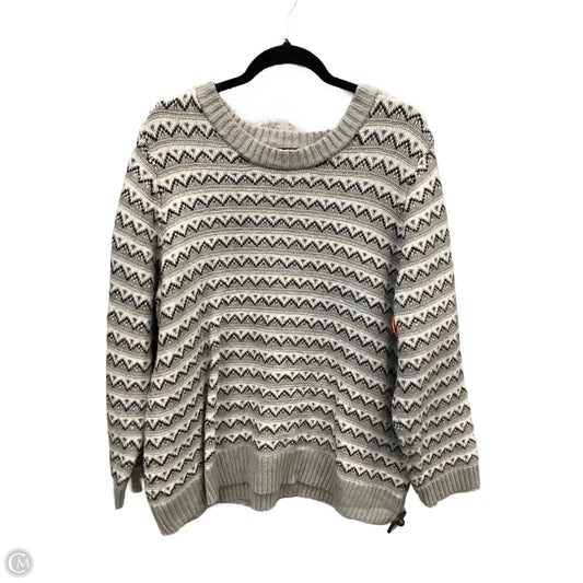 Sweater By Croft And Barrow In Grey, Size: 3x