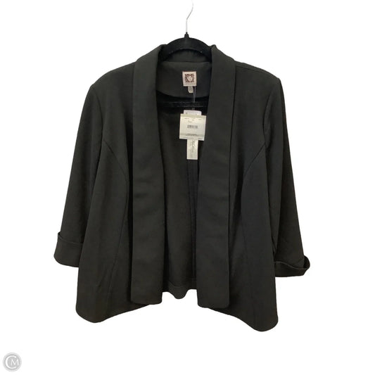 Blazer By Anne Klein In Black, Size: 1x