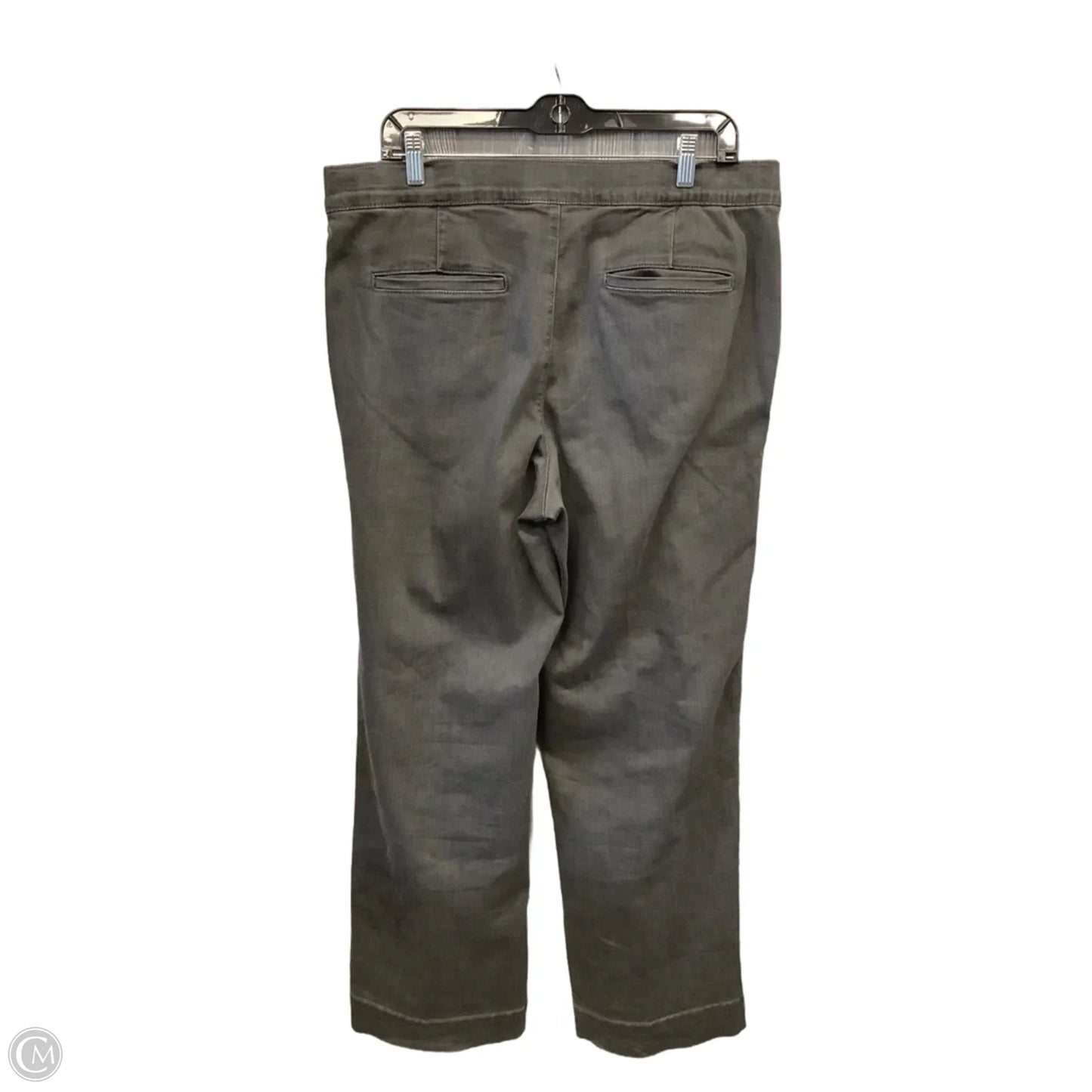 Jeans Straight By D&co. In Black Denim, Size: 14
