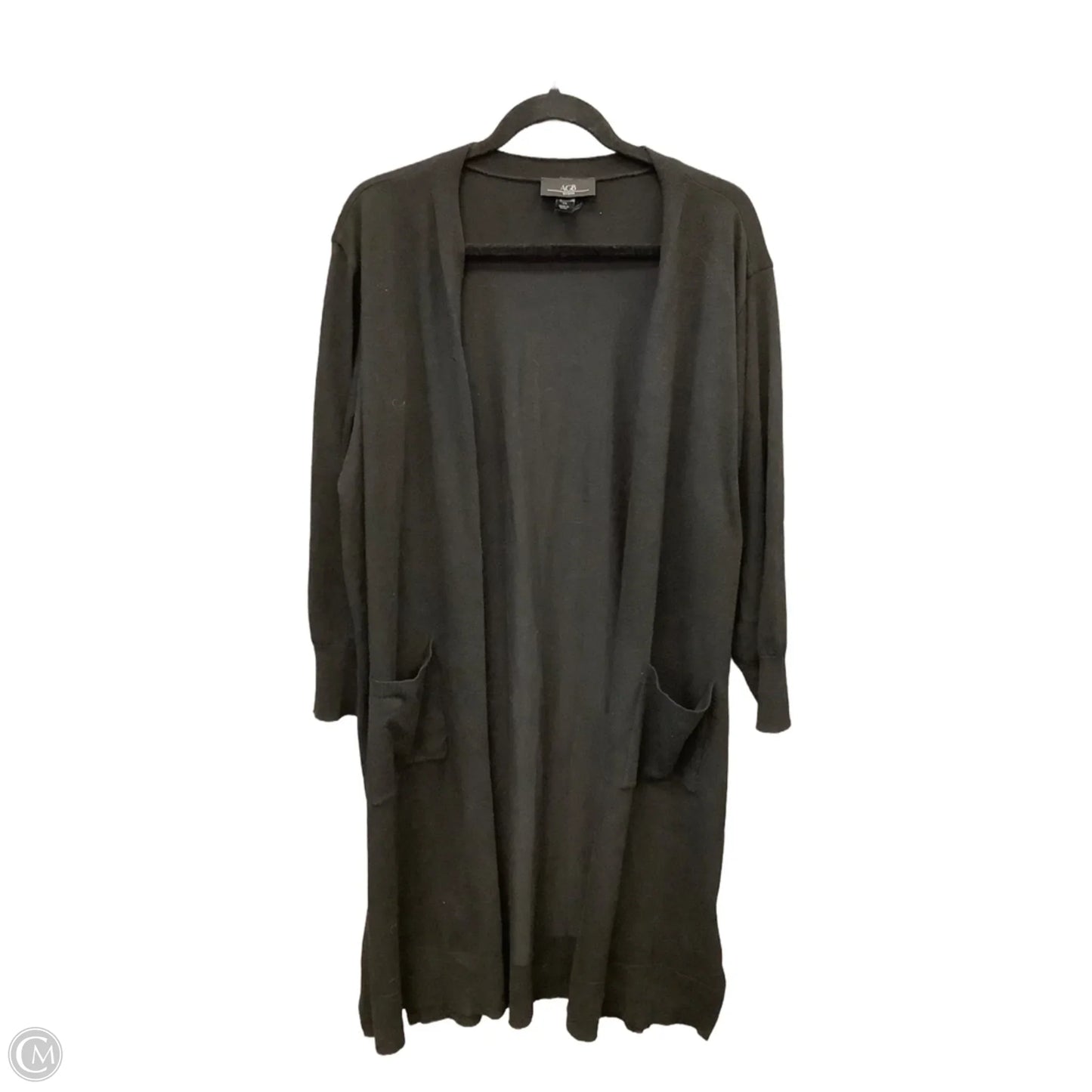Cardigan By Agb In Black, Size: 1x