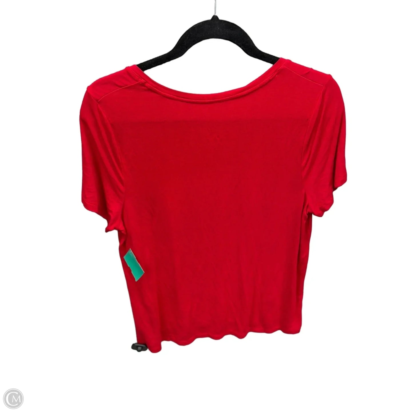 Top Short Sleeve By A New Day In Red, Size: L