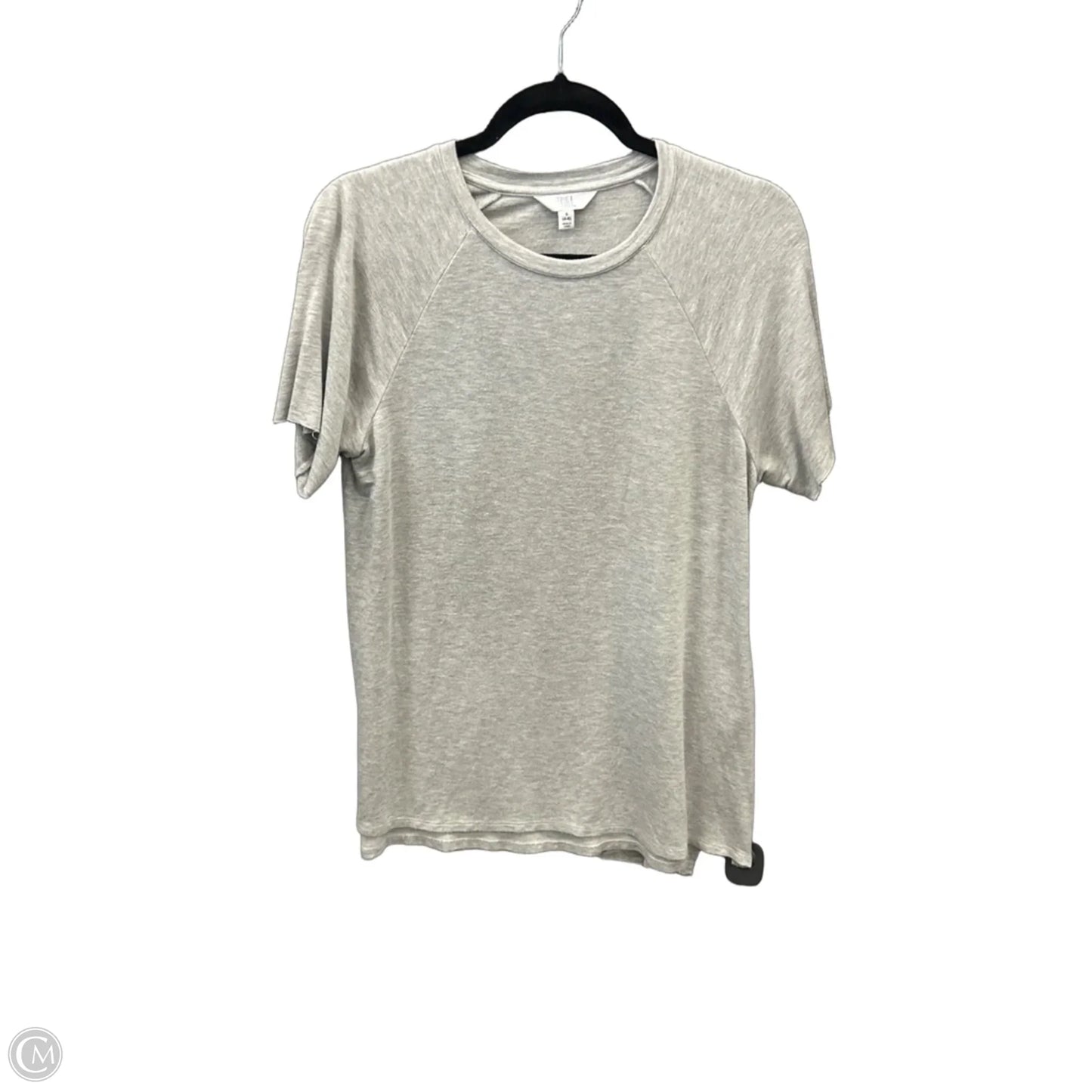 Top Short Sleeve Basic By Time And Tru In Grey, Size: S