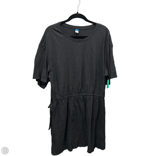 Dress Casual Midi By Old Navy In Black, Size: Xl