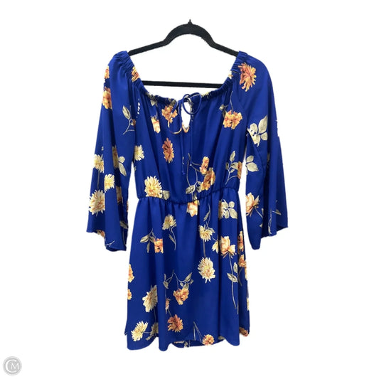 Dress Casual Midi By Altard State In Blue, Size: L