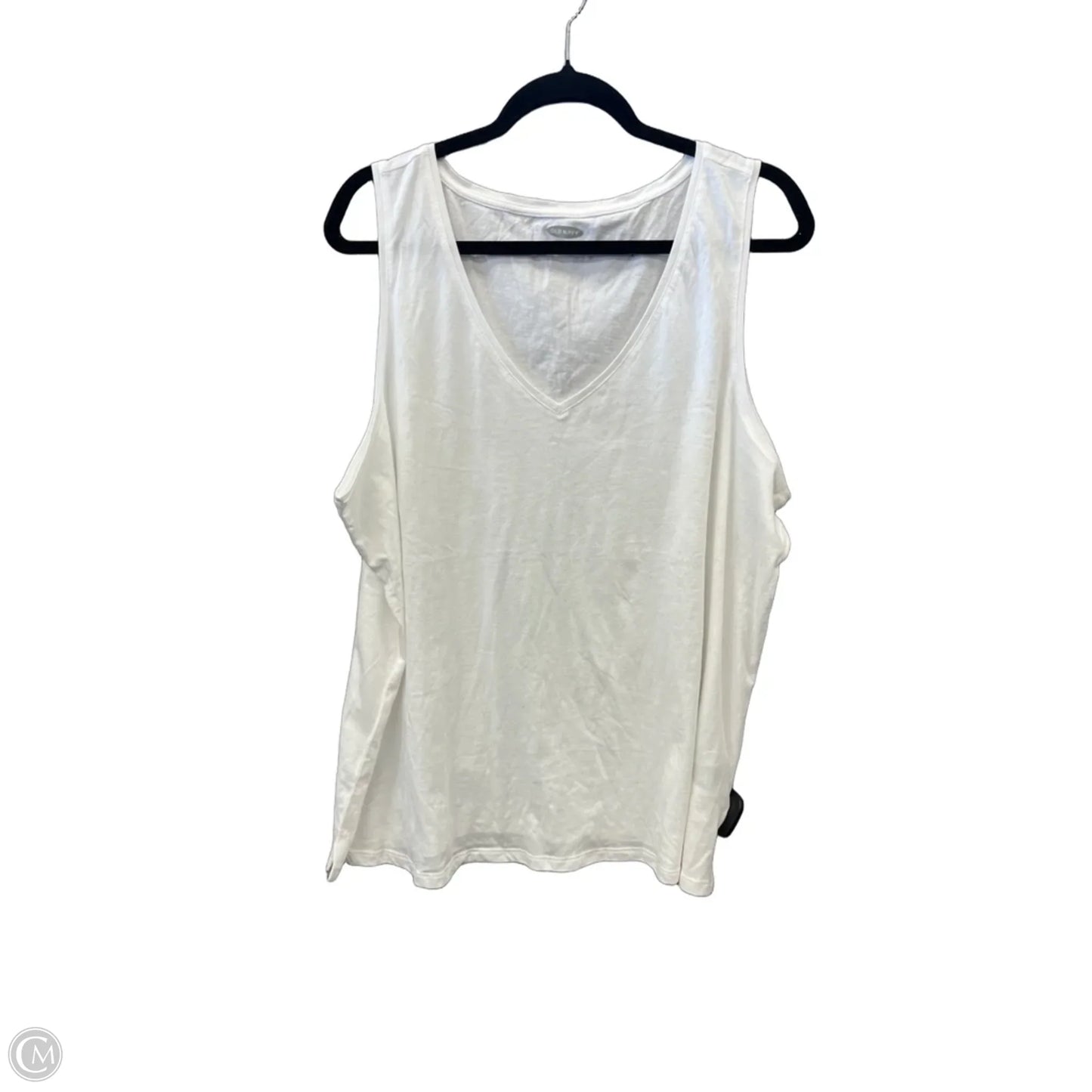 Top Sleeveless By Old Navy In White, Size: Xxl