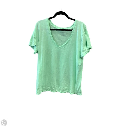 Top Short Sleeve Basic By Universal Thread In Green, Size: Xxl