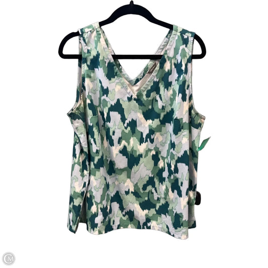 Athletic Tank Top By Eddie Bauer In Green, Size: Xl