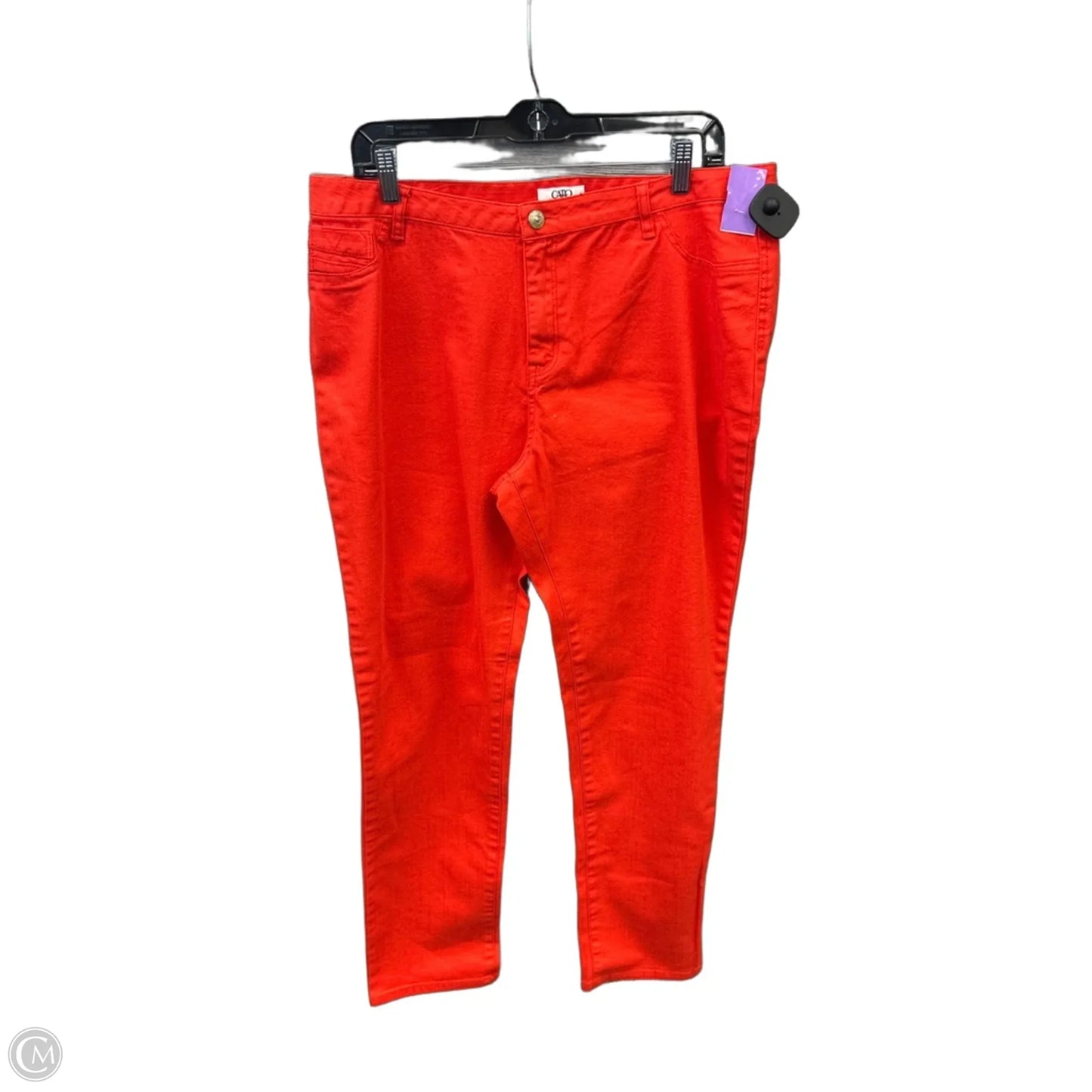 Jeans Skinny By Cato In Red, Size: 16