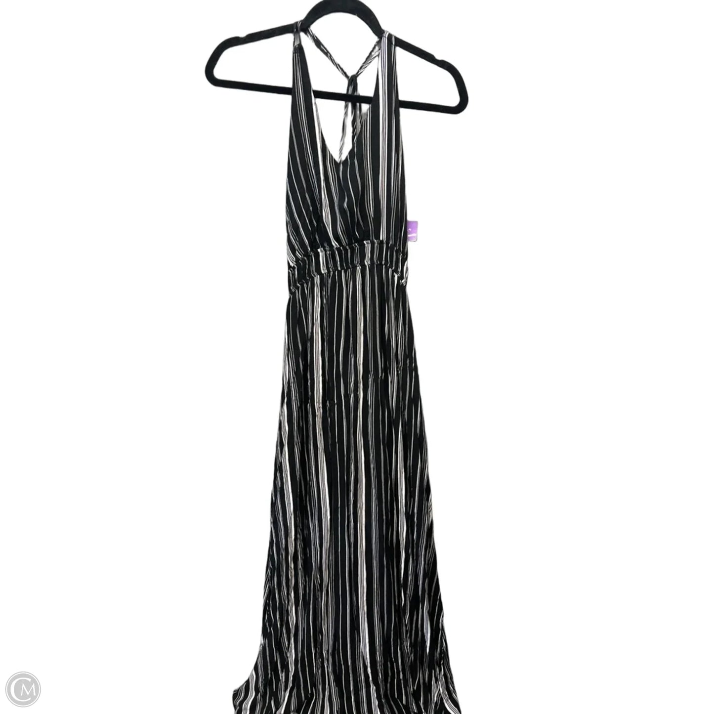 Dress Casual Maxi By Maurices In Black & White, Size: M