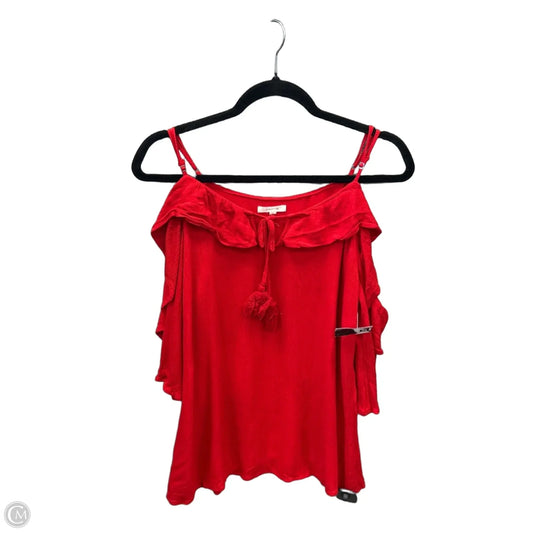 Top Sleeveless By Maurices In Red, Size: S