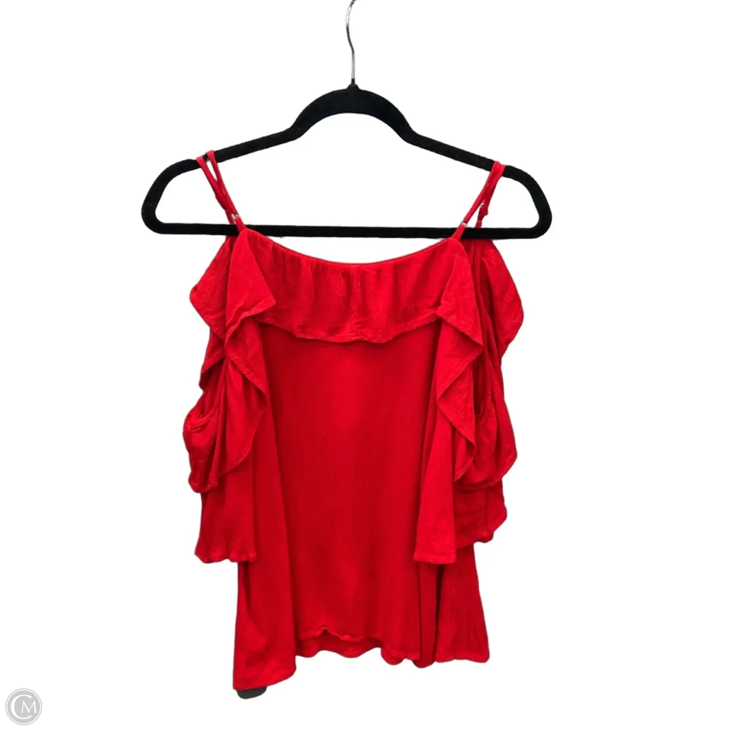 Top Sleeveless By Maurices In Red, Size: S