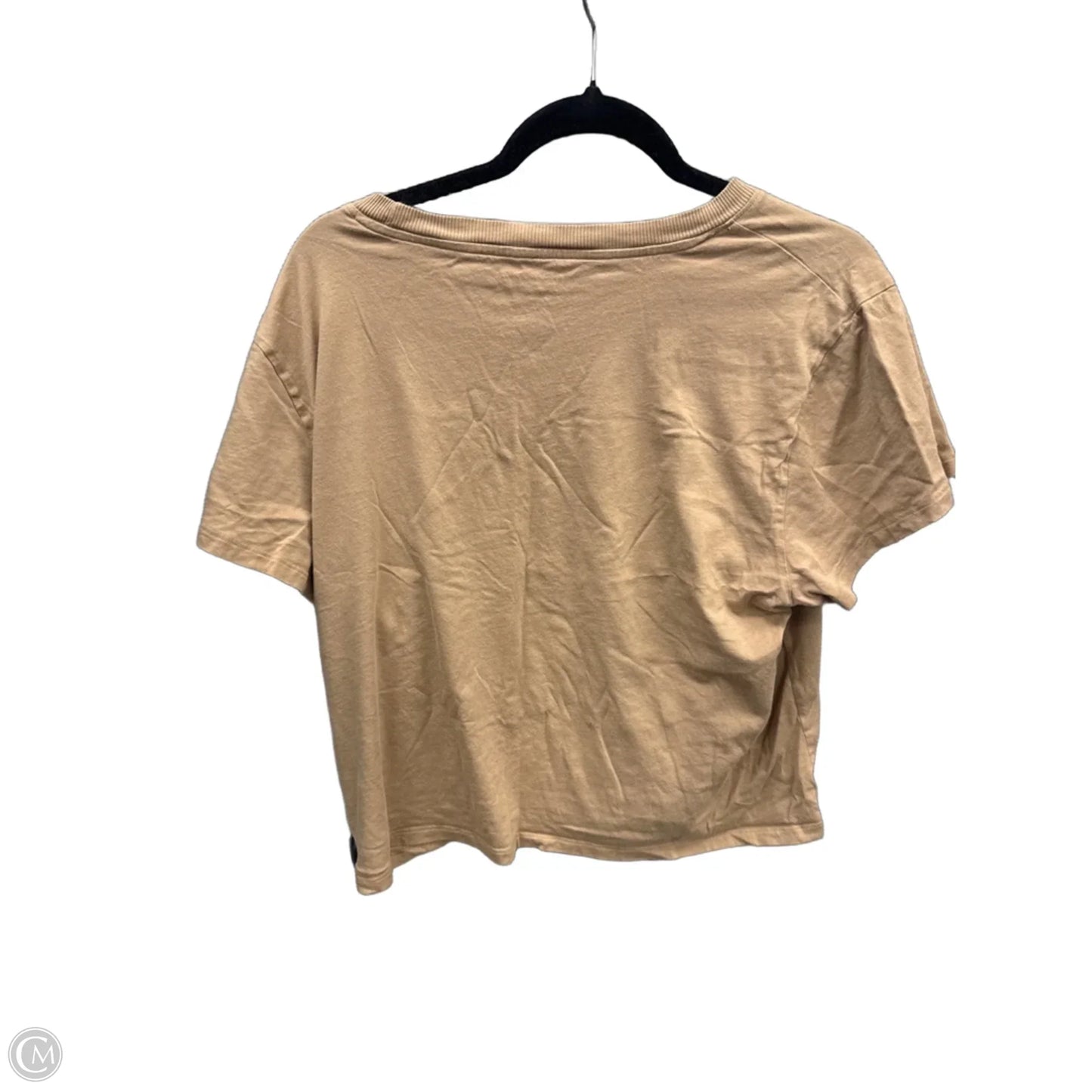 Top Short Sleeve By American Eagle In Brown, Size: Xl