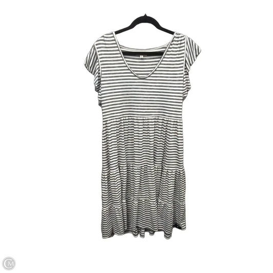 Dress Casual Midi By Max Studio In Striped Pattern, Size: Xl