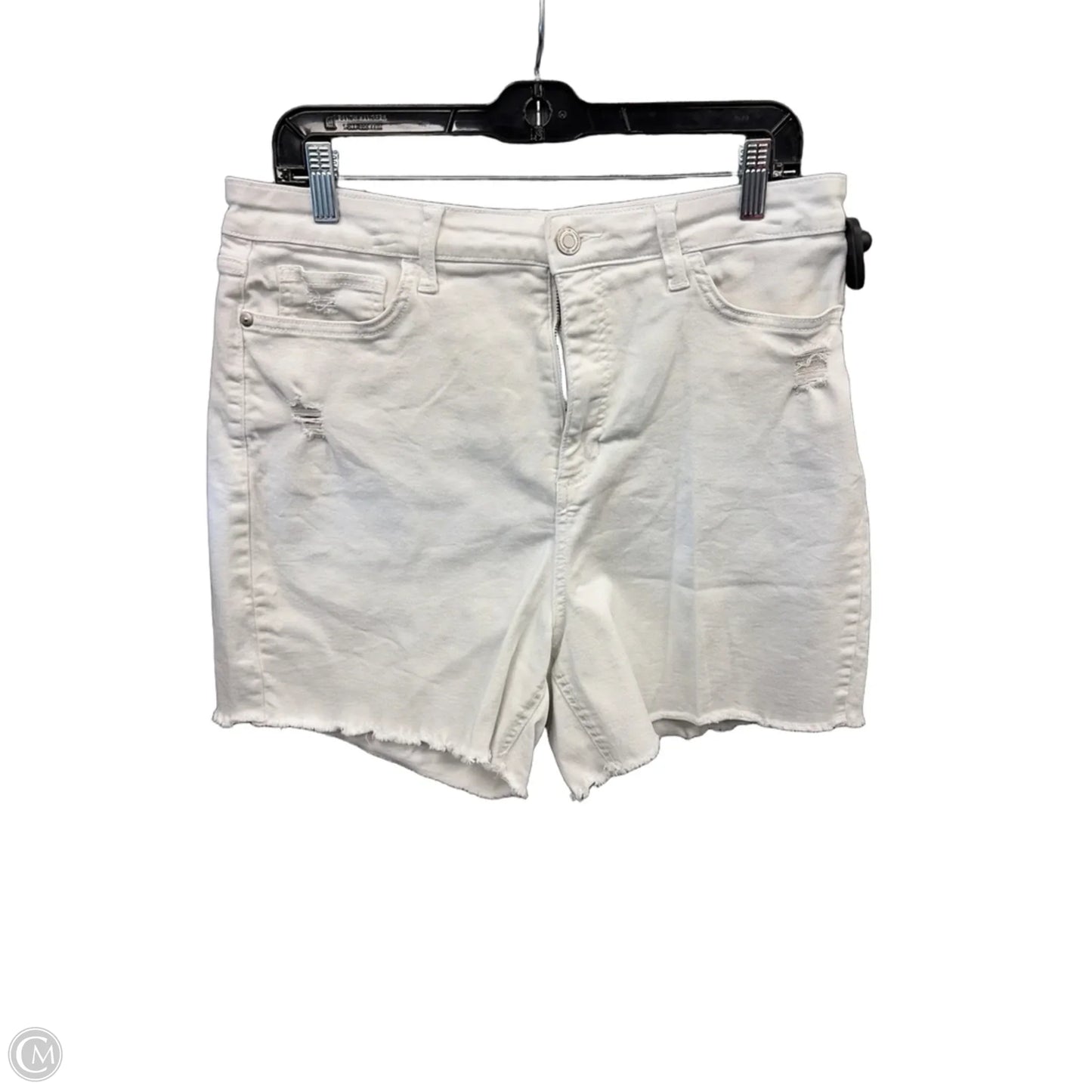 Shorts By Lc Lauren Conrad In White Denim, Size: 16