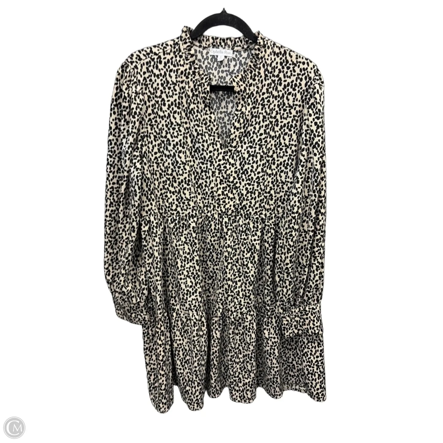 Dress Casual Short By Ophelia Roe In Animal Print, Size: L