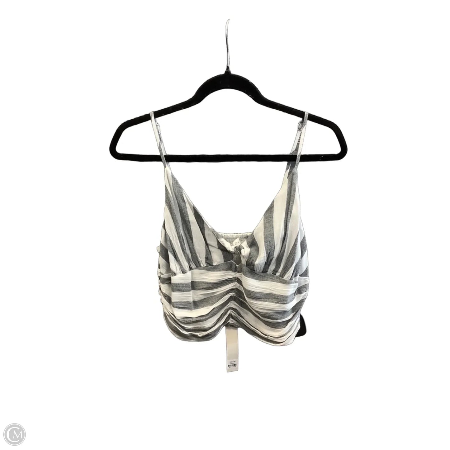 Top Sleeveless By Mustard Seed In Striped Pattern, Size: M