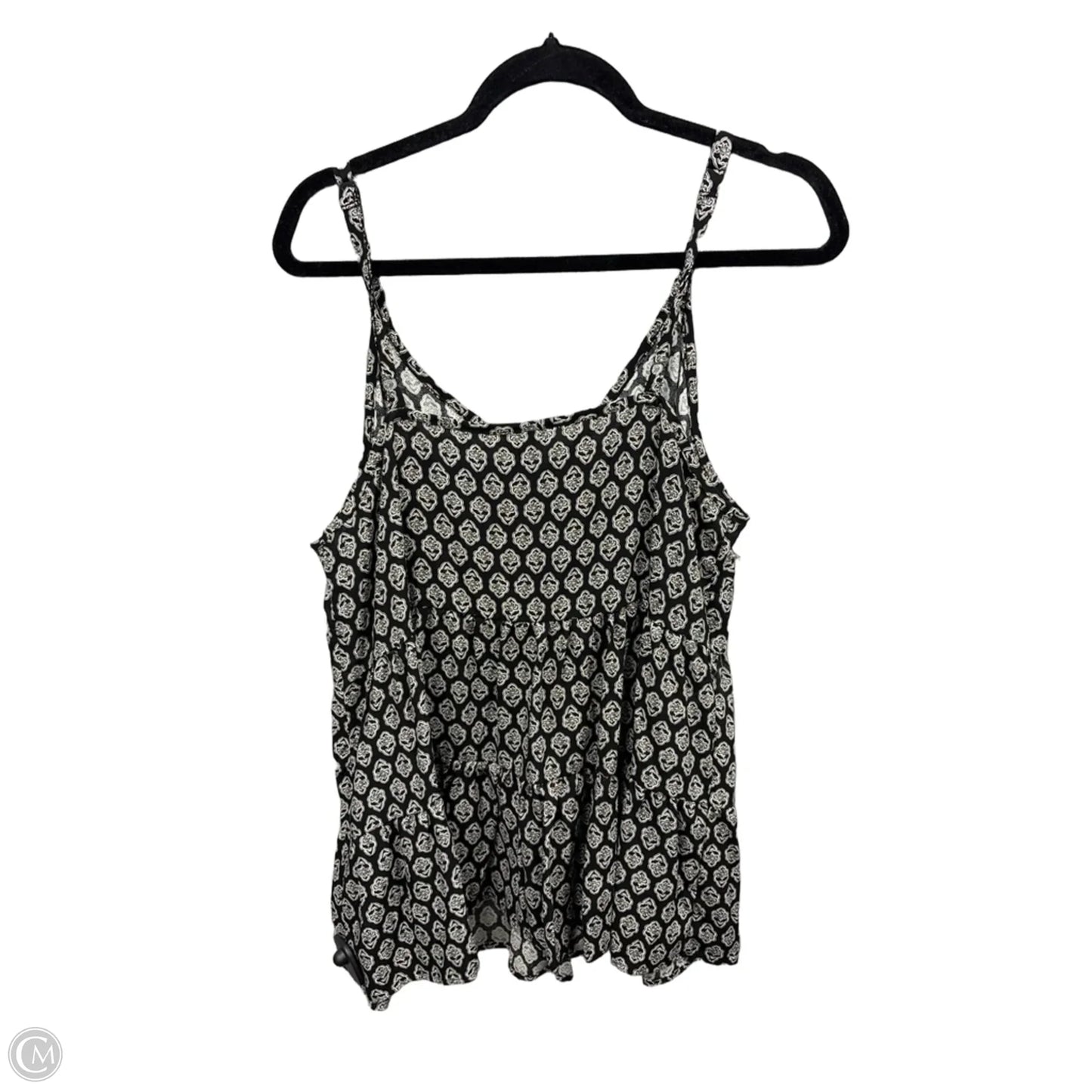 Top Sleeveless By Torrid In Black & White, Size: L