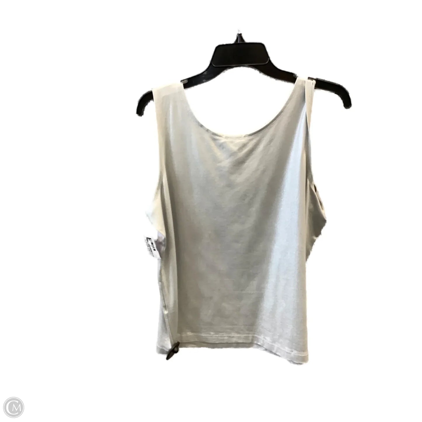 Top Sleeveless By Chicos In Silver, Size: S