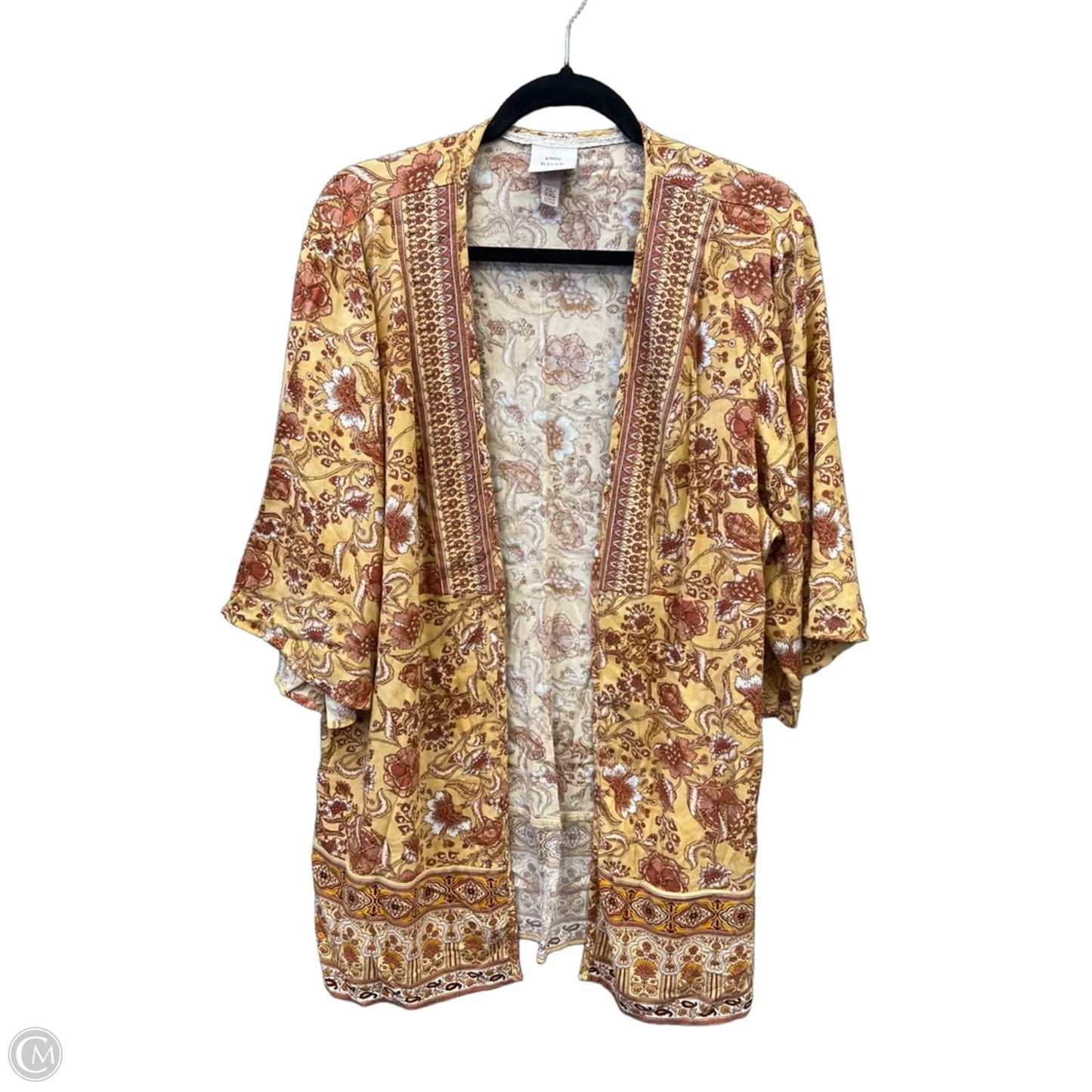 Kimono By Knox Rose In Tan, Size: Xl