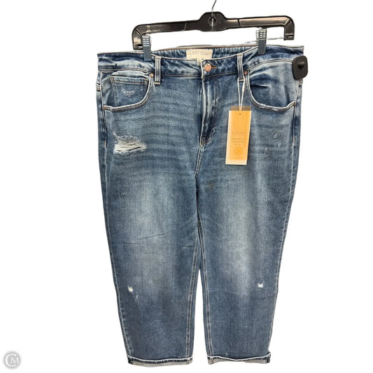 Jeans Wide Leg By Risen In Blue Denim, Size: 26