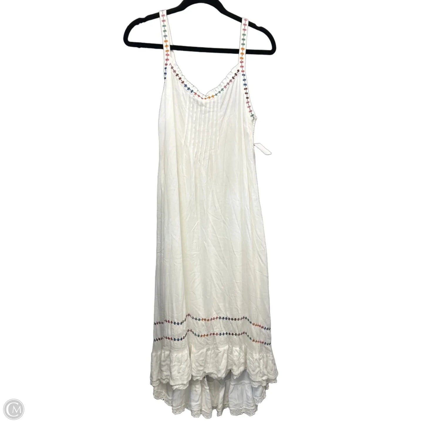 Dress Casual Maxi By Matilda Jane In White, Size: L