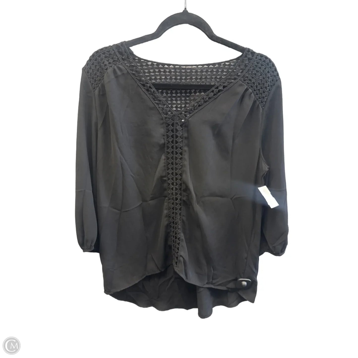 Top Long Sleeve By Xhilaration In Black, Size: M
