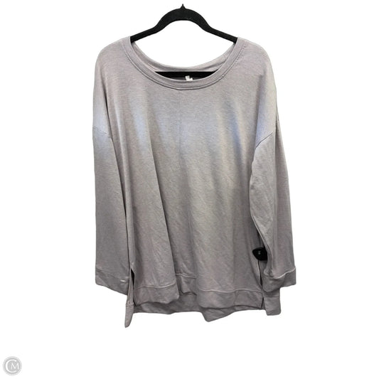 Top Long Sleeve By Rbx In Purple, Size: 2x