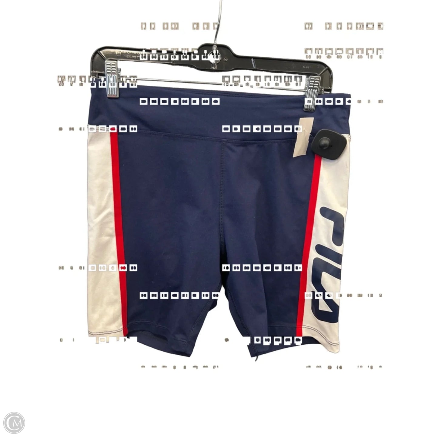 Athletic Shorts By Fila In Navy, Size: L