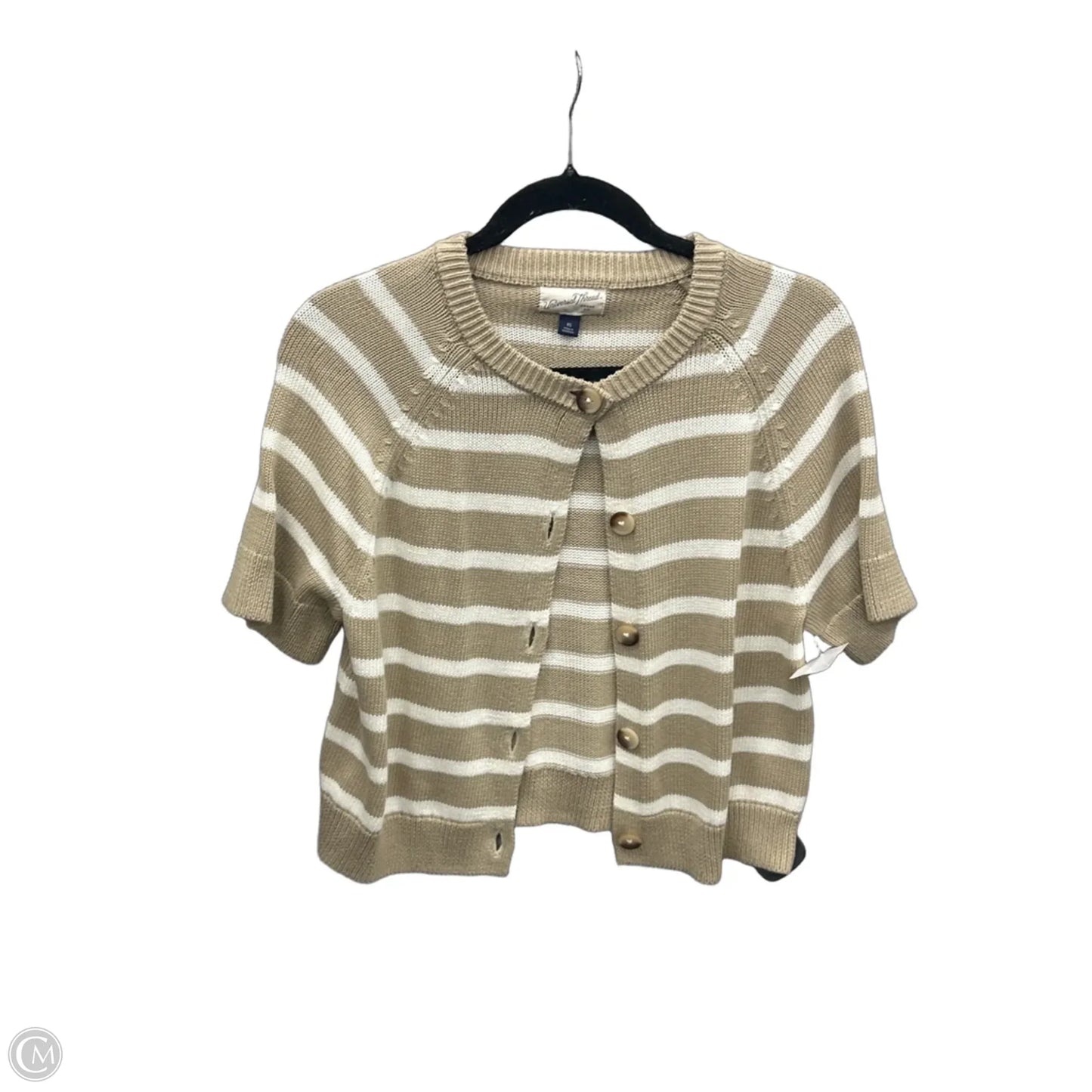 Top Short Sleeve By Universal Thread In Striped Pattern, Size: Xs