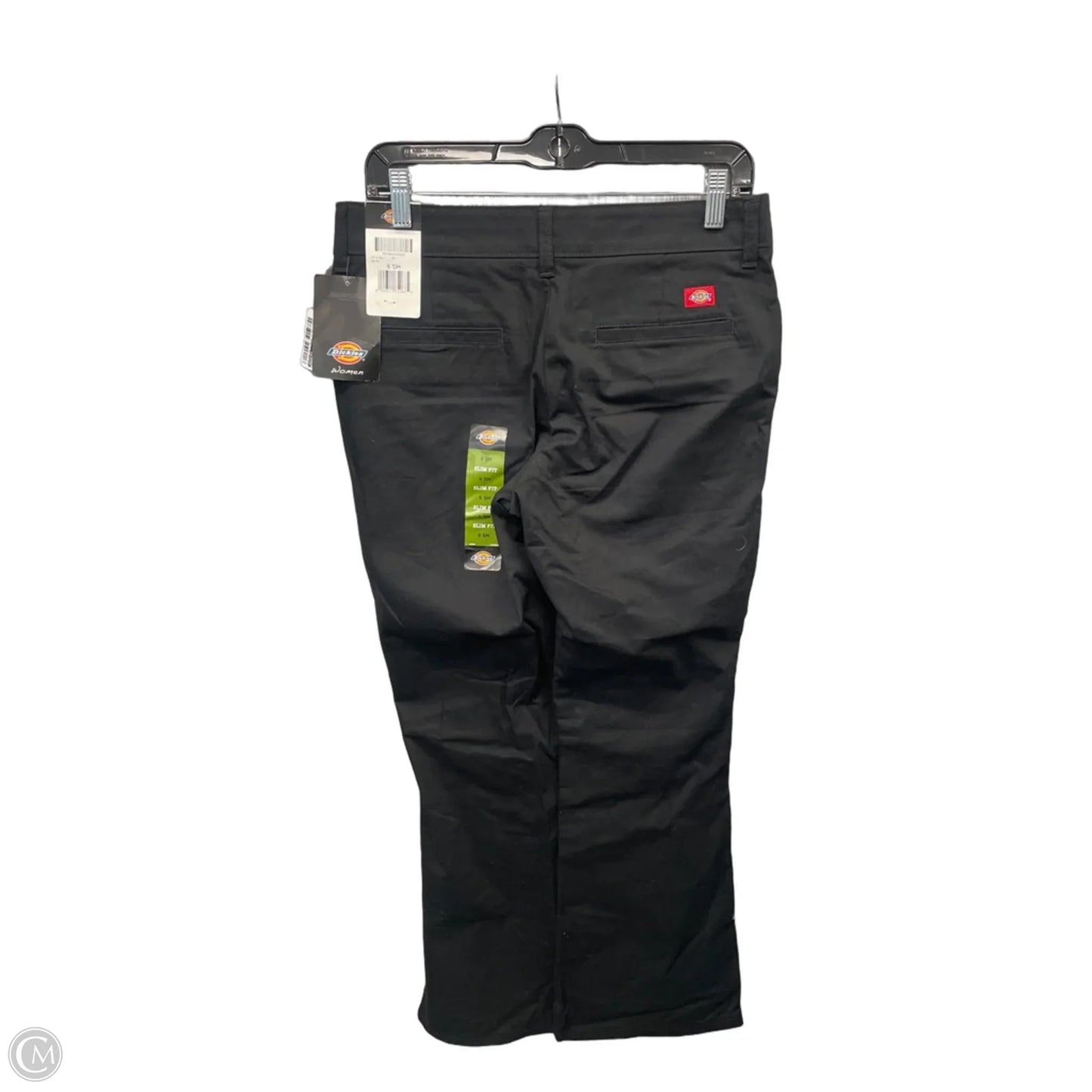Jeans Straight By Dickies In Black Denim, Size: 6