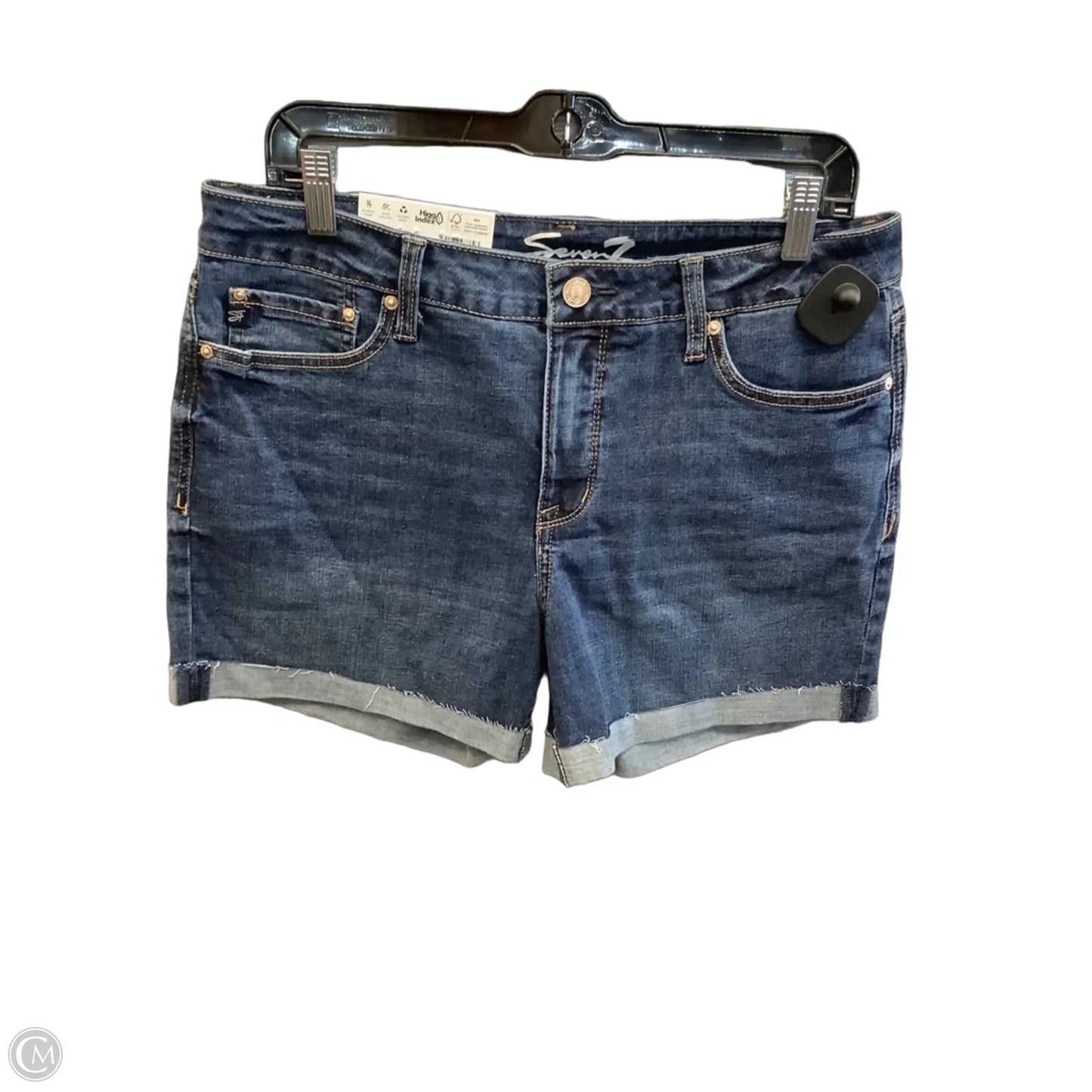 Shorts By Seven 7 In Blue Denim, Size: 10