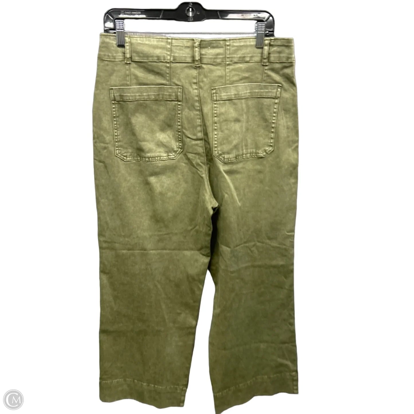 Jeans Straight By Bagatelle In Green Denim, Size: 12
