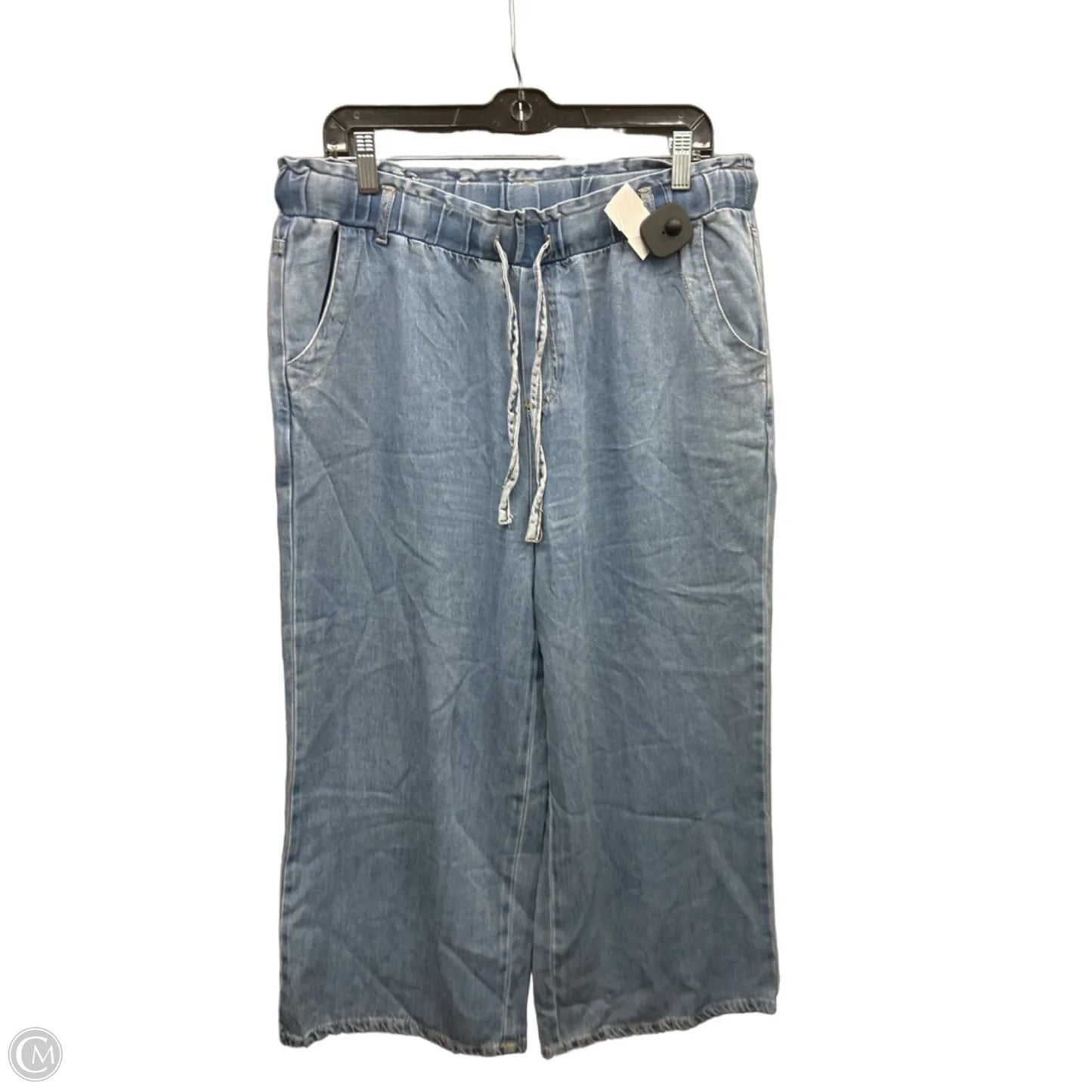 Jeans Wide Leg By Velvet Heart In Blue Denim, Size: 12