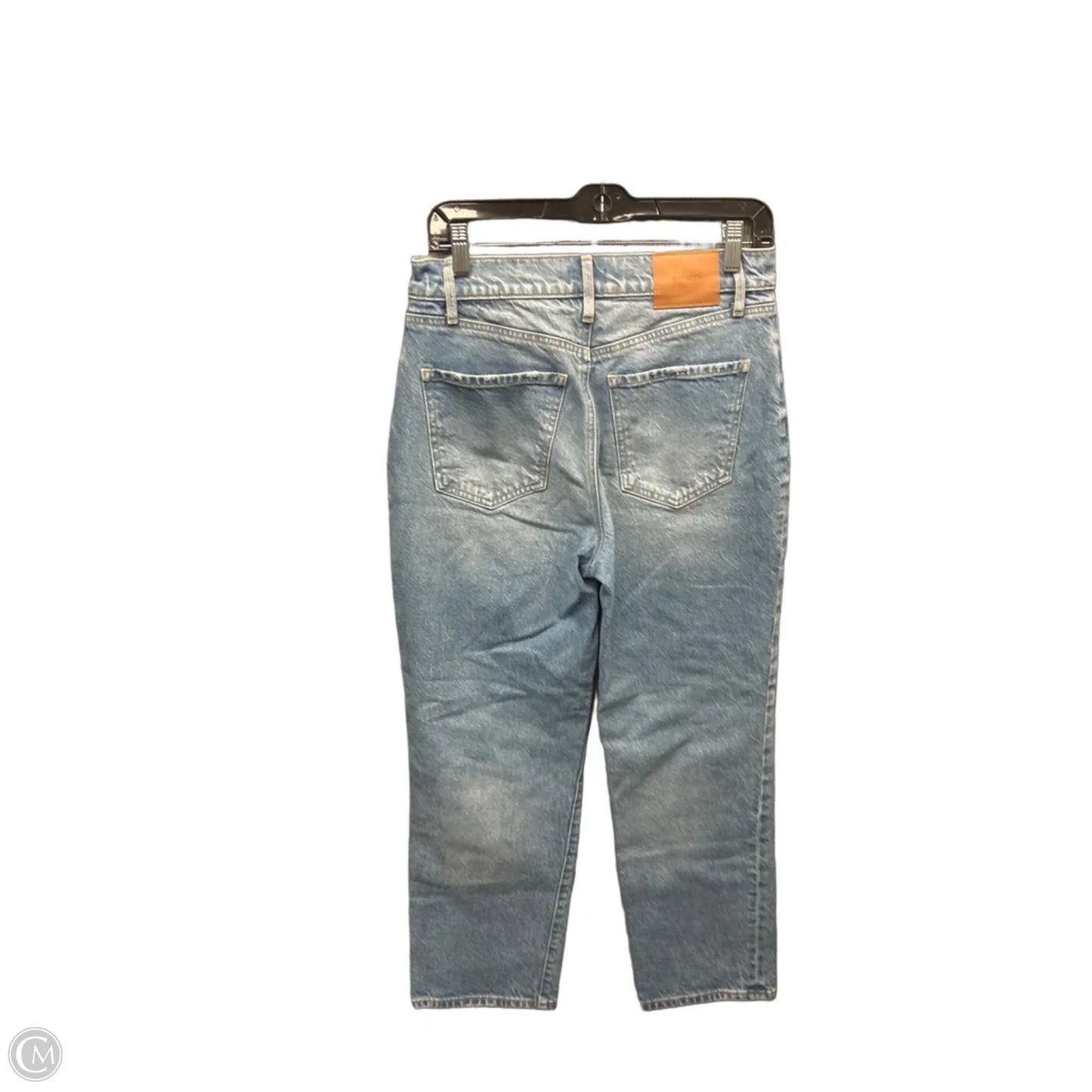 Jeans Straight By Express In Blue Denim, Size: 6