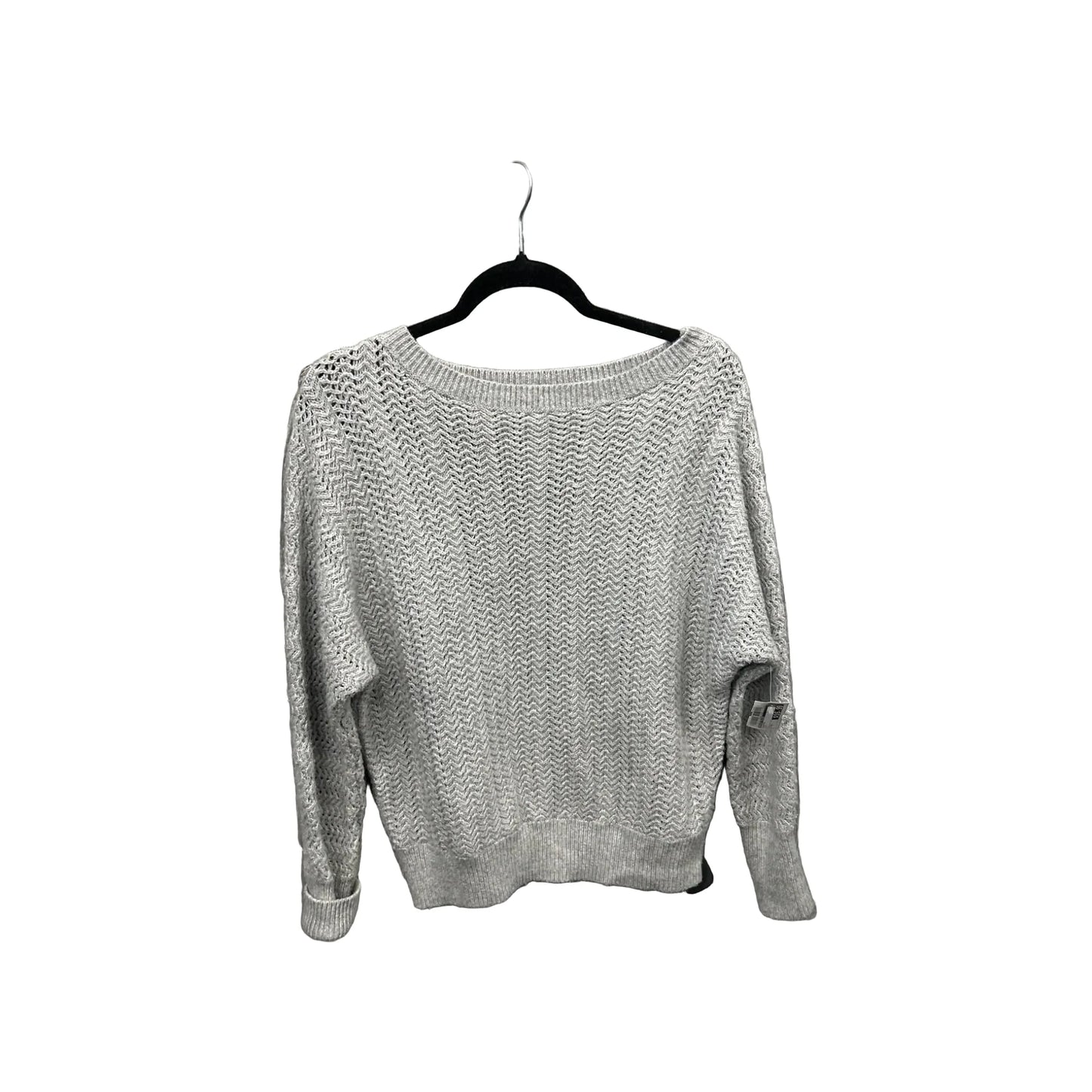 Sweater By Nicole Miller In Grey, Size: M