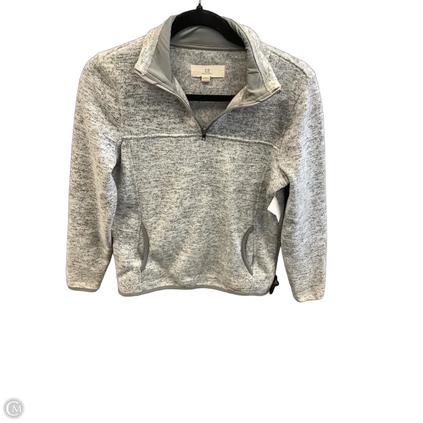 Sweatshirt Collar By Thread And Supply In Grey, Size: S